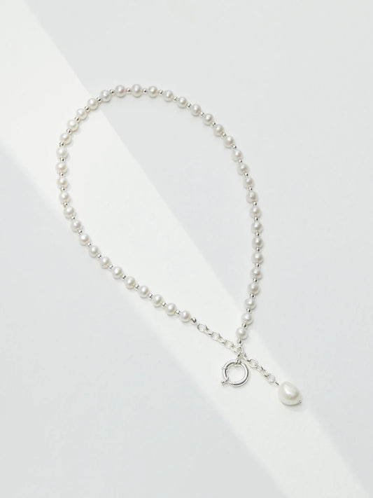 Pearl Pendant Adjustable Necklace